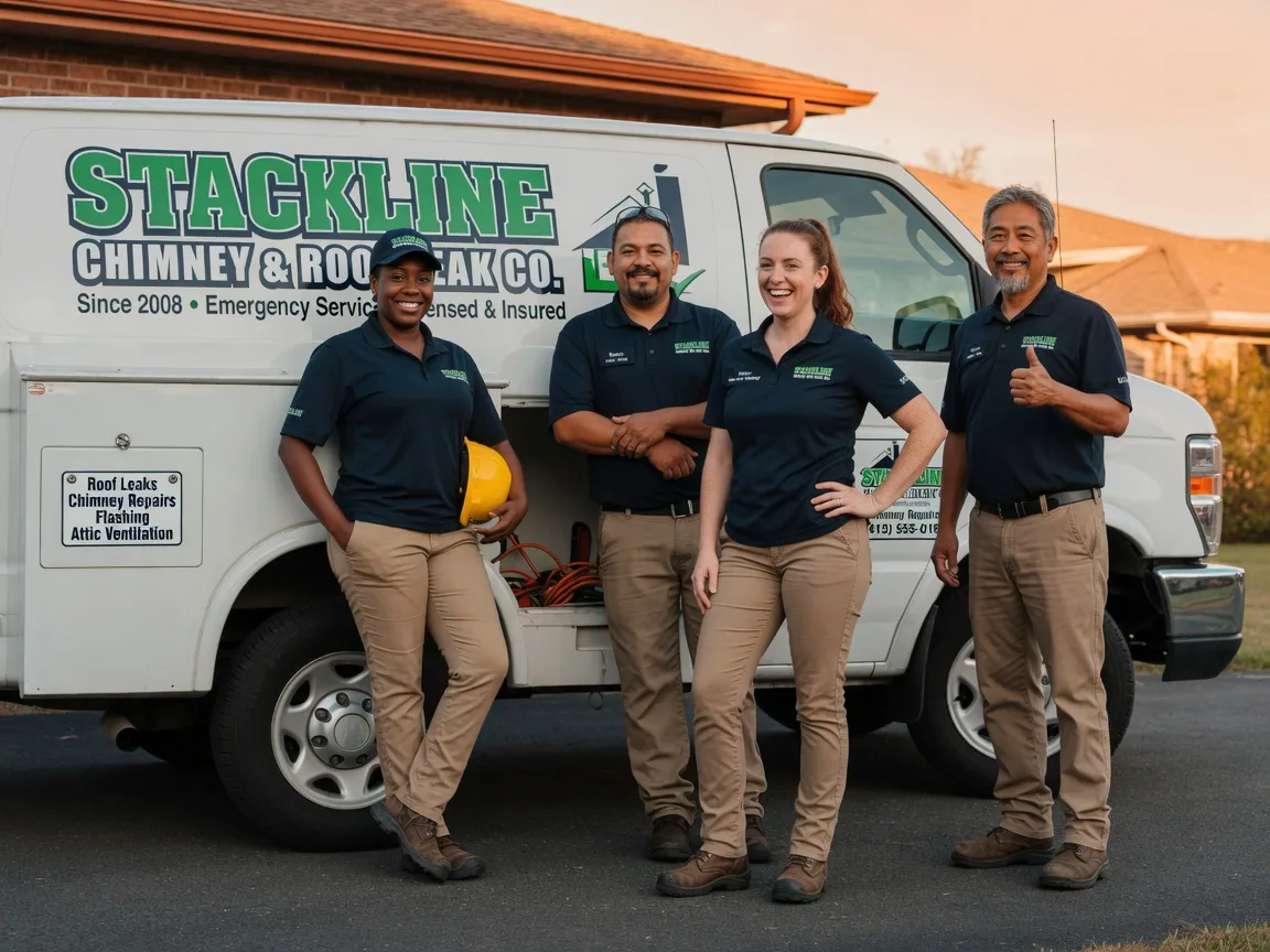 Chimney flashing repair company in Hazleton, IN